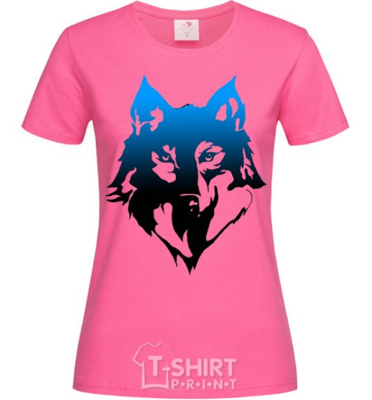 Women's T-shirt Blue wolf heliconia фото