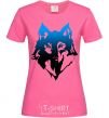 Женская футболка Синий волк Ярко-розовый фото