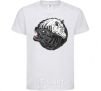 Kids T-shirt Two wolves White фото