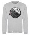 Sweatshirt Two wolves sport-grey фото