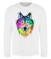 Sweatshirt Wolf splashes White фото