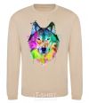 Sweatshirt Wolf splashes sand фото