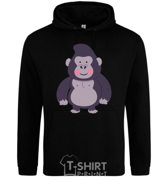 Men`s hoodie Good gorilla black фото