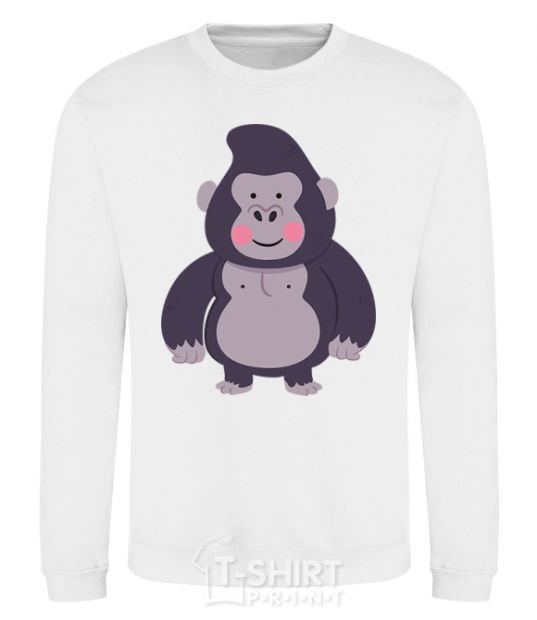 Sweatshirt Good gorilla White фото