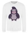 Sweatshirt Good gorilla White фото