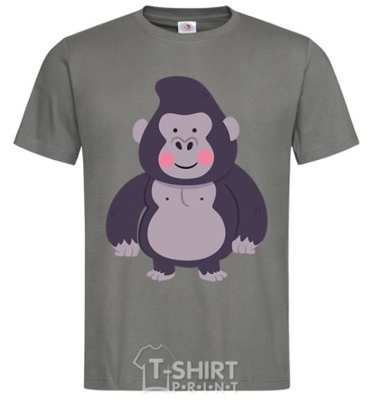 Мужская футболка Добрая горилла Графит фото