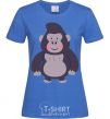 Women's T-shirt Good gorilla royal-blue фото