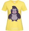 Women's T-shirt Good gorilla cornsilk фото