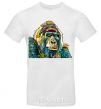 Men's T-Shirt A multi-colored gorilla White фото