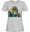 Women's T-shirt A multi-colored gorilla grey фото
