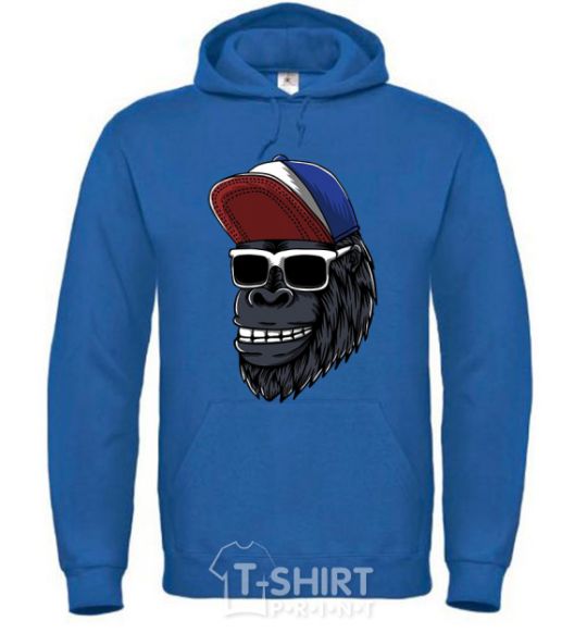 Men`s hoodie Swag gorilla royal фото