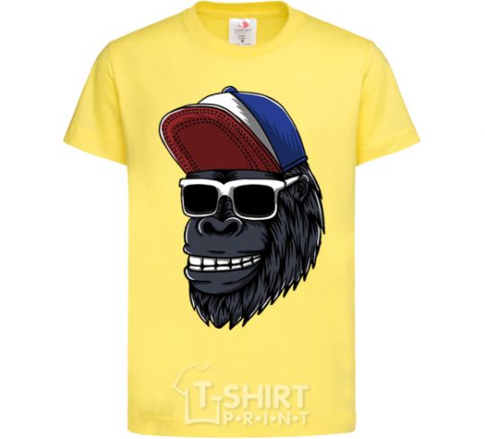 Kids T-shirt Swag gorilla cornsilk фото