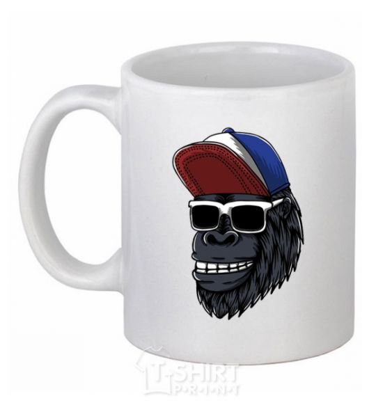 Ceramic mug Swag gorilla White фото