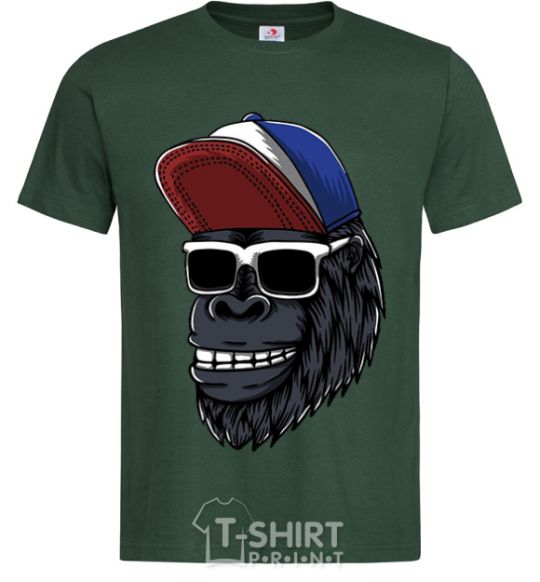 Мужская футболка Swag gorilla Темно-зеленый фото