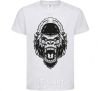 Kids T-shirt Angry gorilla V.1 White фото
