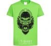 Kids T-shirt Angry gorilla V.1 orchid-green фото