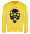 Sweatshirt Angry gorilla V.1 yellow фото