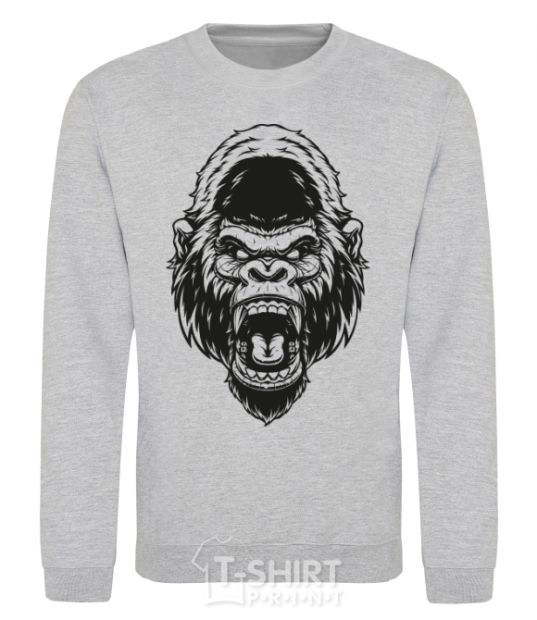Sweatshirt Angry gorilla V.1 sport-grey фото