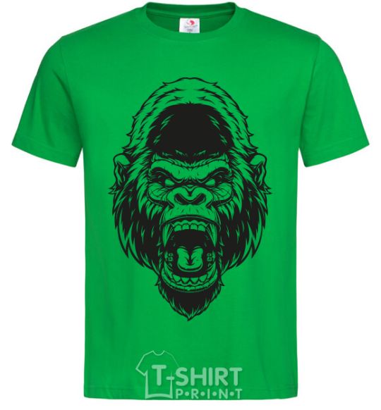 Мужская футболка Злая горилла V.1 Зеленый фото