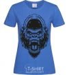 Women's T-shirt Angry gorilla V.1 royal-blue фото