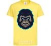 Kids T-shirt Blue gorilla cornsilk фото