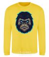 Sweatshirt Blue gorilla yellow фото