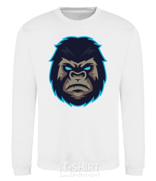 Sweatshirt Blue gorilla White фото