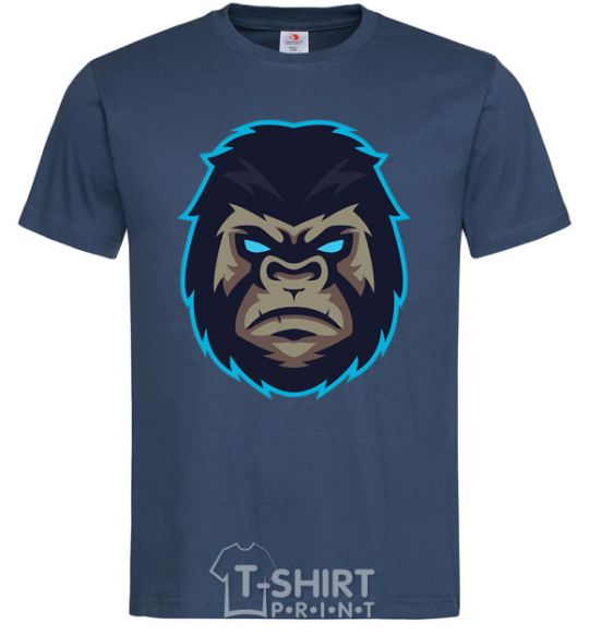 Men's T-Shirt Blue gorilla navy-blue фото