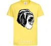 Kids T-shirt The gray gorilla cornsilk фото