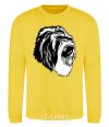 Sweatshirt The gray gorilla yellow фото