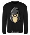 Sweatshirt A disgruntled gorilla black фото
