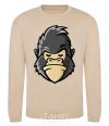 Sweatshirt A disgruntled gorilla sand фото