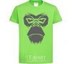 Kids T-shirt Gorilla face orchid-green фото