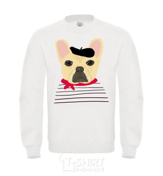 Sweatshirt Bulldog sailor White фото