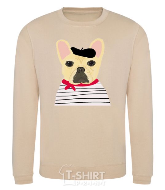 Sweatshirt Bulldog sailor sand фото