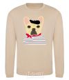 Sweatshirt Bulldog sailor sand фото