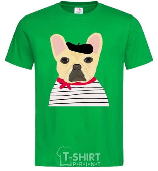 Men's T-Shirt Bulldog sailor kelly-green фото