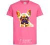 Kids T-shirt Multicolor bulldog heliconia фото