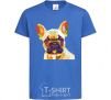 Kids T-shirt Multicolor bulldog royal-blue фото