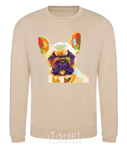 Sweatshirt Multicolor bulldog sand фото