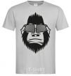 Men's T-Shirt Gorilla in glasses grey фото