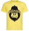 Men's T-Shirt Gorilla in glasses cornsilk фото