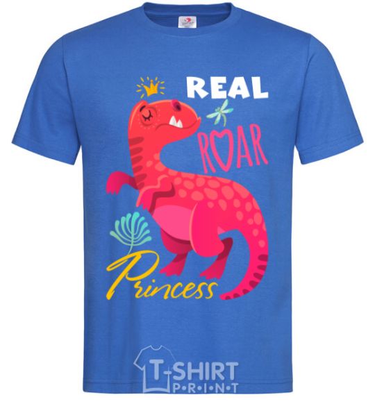 Men's T-Shirt Real roar princess royal-blue фото