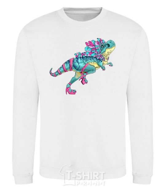 Sweatshirt T-Rex cabaret White фото