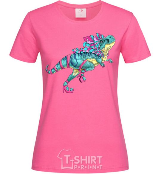 Women's T-shirt T-Rex cabaret heliconia фото