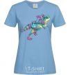 Women's T-shirt T-Rex cabaret sky-blue фото