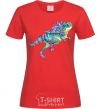 Women's T-shirt T-Rex cabaret red фото