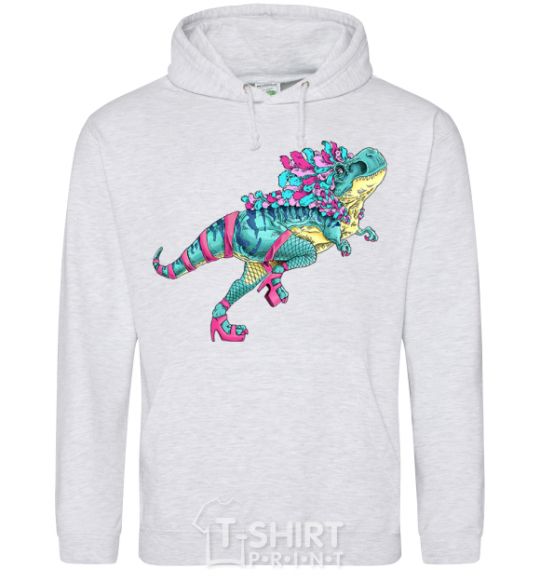 Men`s hoodie T-Rex cabaret sport-grey фото