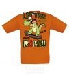 Kids T-shirt Let the world hear your roar cornsilk фото