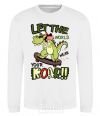 Sweatshirt Let the world hear your roar White фото